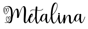 Metalina Font Image
