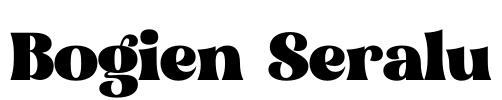 Bogien Seralu Font Image