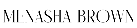 Menasha Brown Font Image