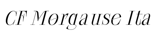 CF Morgause Ita Font Image