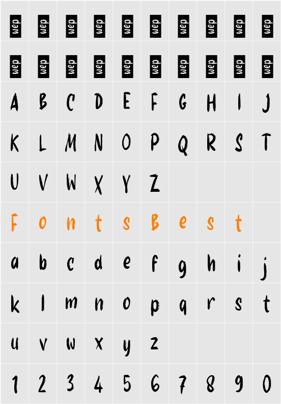 g Gerhan Character Map