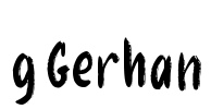 g Gerhan Font Image