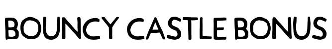 Bouncy Castle Bonus Font Image