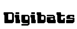 Digibats Font Image
