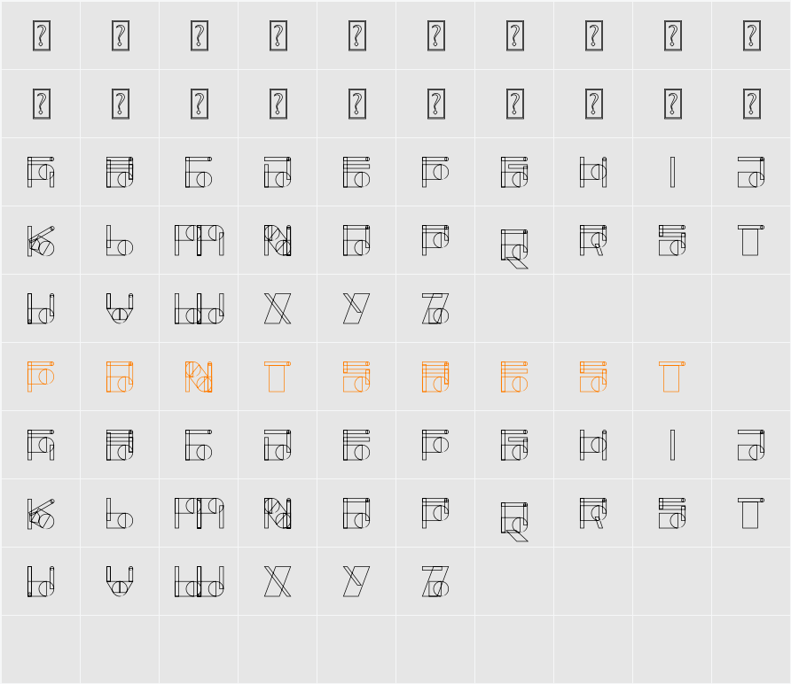 knoo abstract Character Map