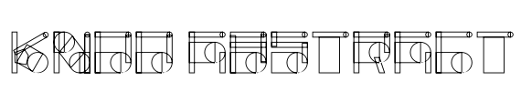 knoo abstract Font Image