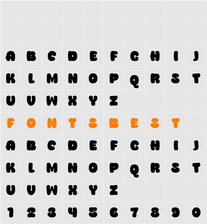 Atop Character Map