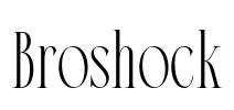 Broshock Font Image
