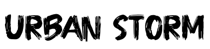 Urban Storm Font Image