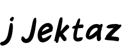 j Jektaz Font Image