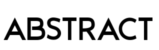 Abstract Font Image