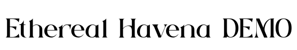 Ethereal Havena DEMO Font Image