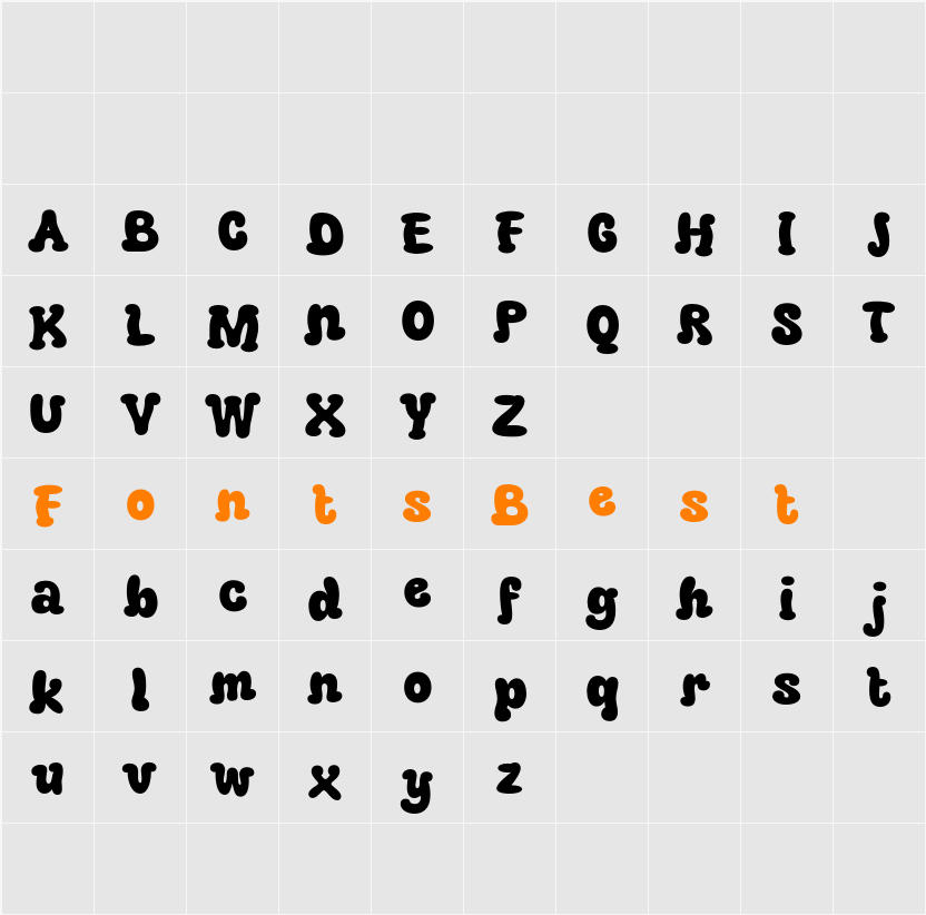 Radey Demo Character Map