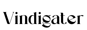 Vindigater Font Image