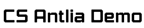 CS Antlia Demo Font Image