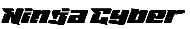 Ninja Cyber Font Image