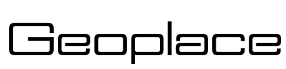 Geoplace Font Image