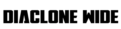 DiaClone Wide Font Image