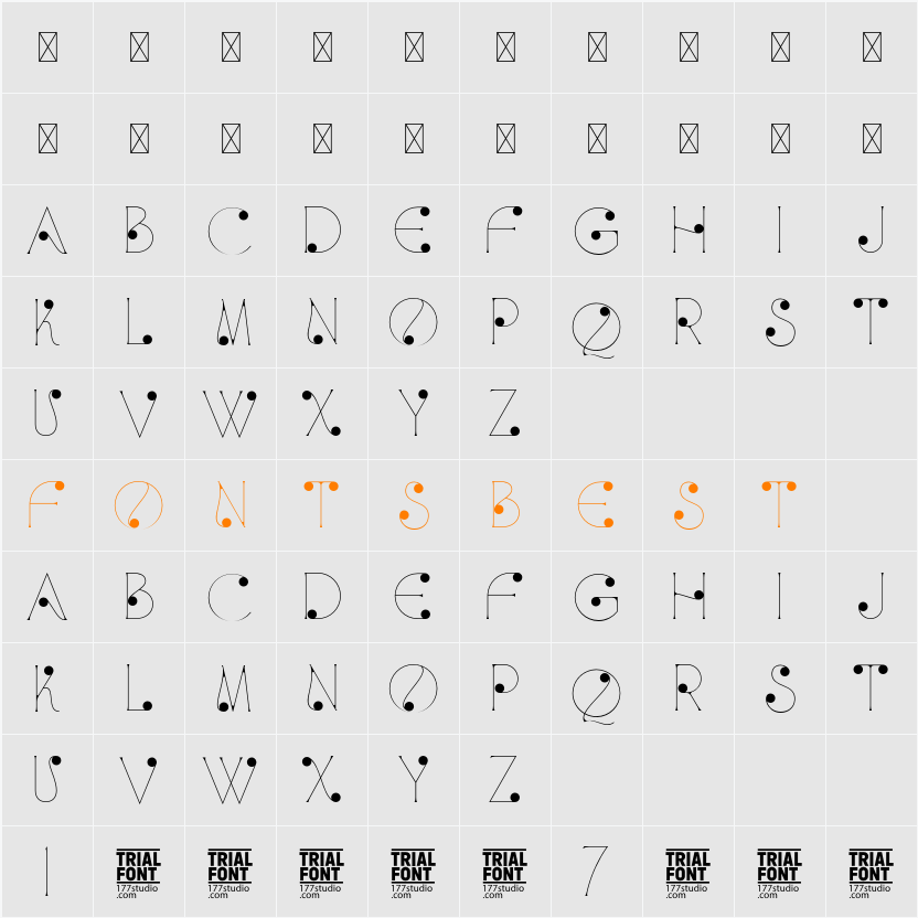 HOMISSION DEMO Character Map