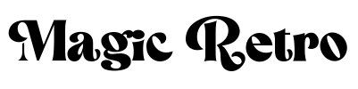 Magic Retro Font Image