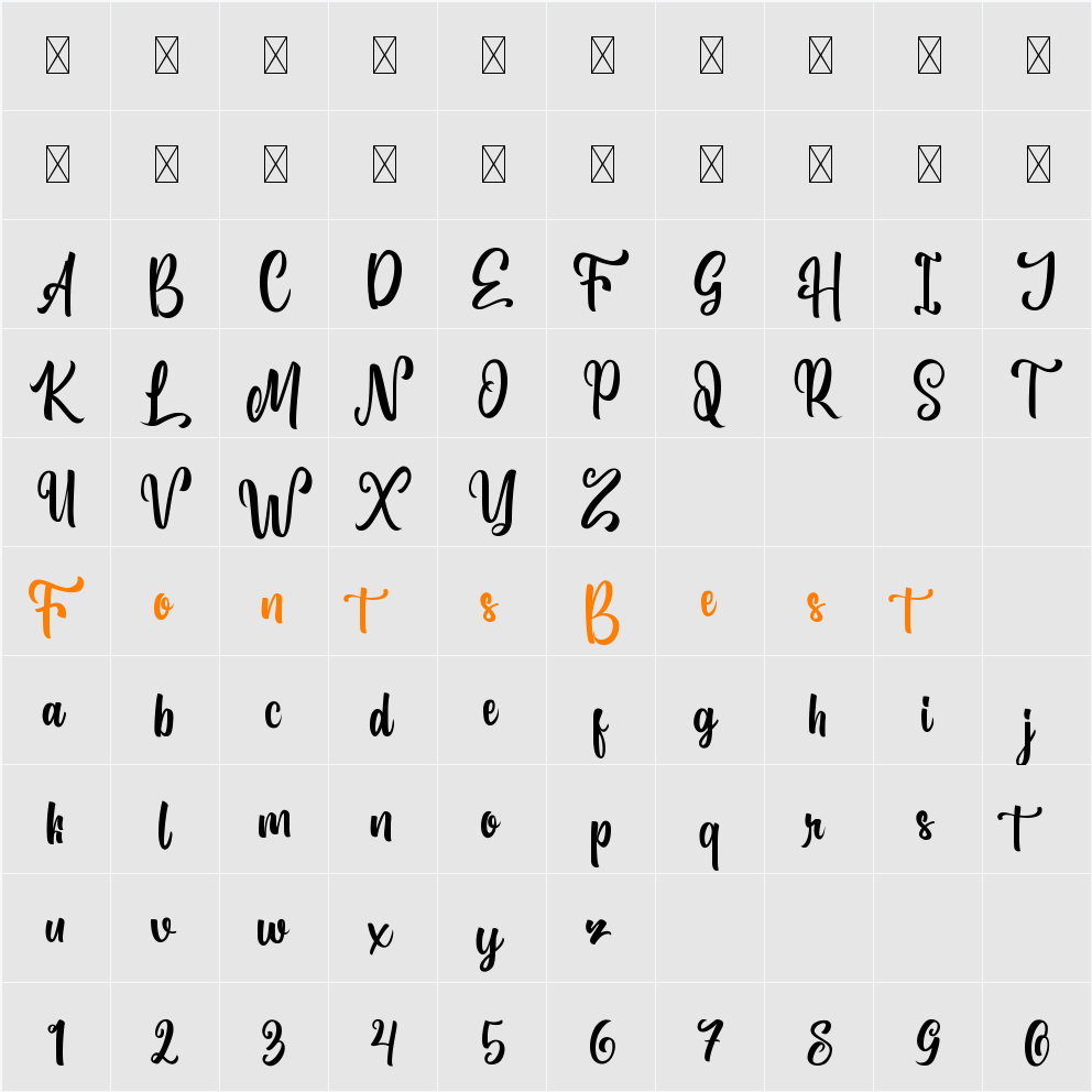AntharisDemo Character Map