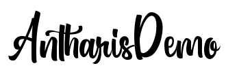 AntharisDemo Font Image