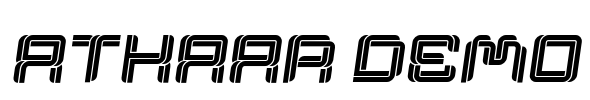 Athaar Demo Font Image