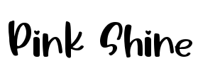 Pink Shine Font Image