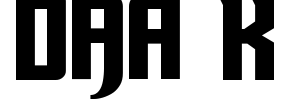 Dbacks Font Image
