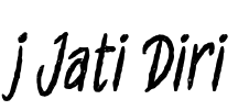 j Jati Diri Font Image