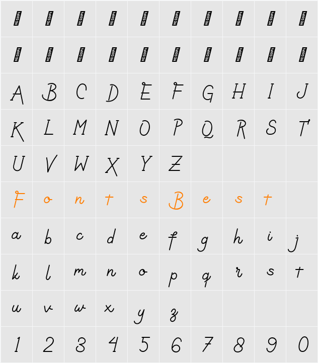 Affriel Character Map