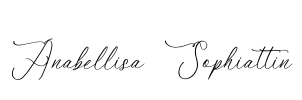 Anabellisa Sophiattin Font Image
