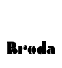 Broda Font Image