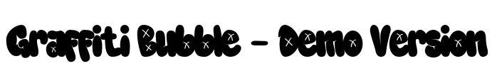 Graffiti Bubble - Demo Version Font Image