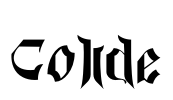 Colide Font Image