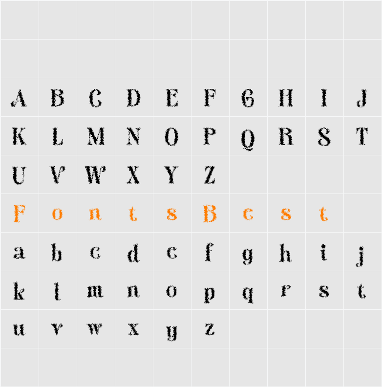 Adevas Unfocus Demo Character Map