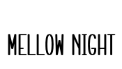 Mellow Night Font Image