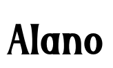 Alano Font Image