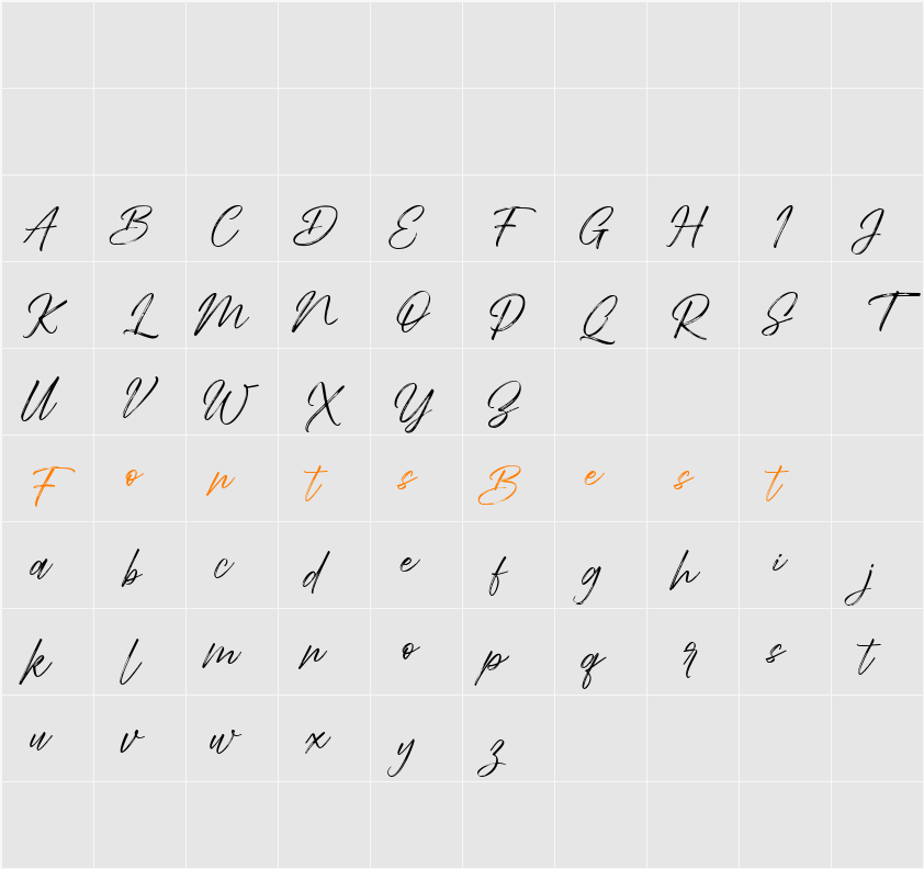 Abdillah FREE Character Map