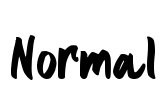 Normal Font Image