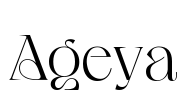 Ageya Font Image