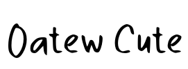 Oatew Cute Font Image