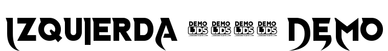 Izquierda 2024 DEMO Font Image