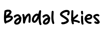 Bandal Skies Font Image