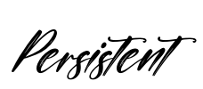 Persistent Font Image