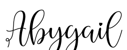 Abygail Font Image