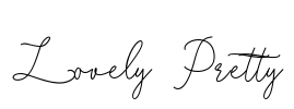 Lovely Pretty Font Image