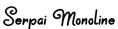 Serpai Monoline Font Image