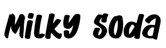 Milky Soda Font Image