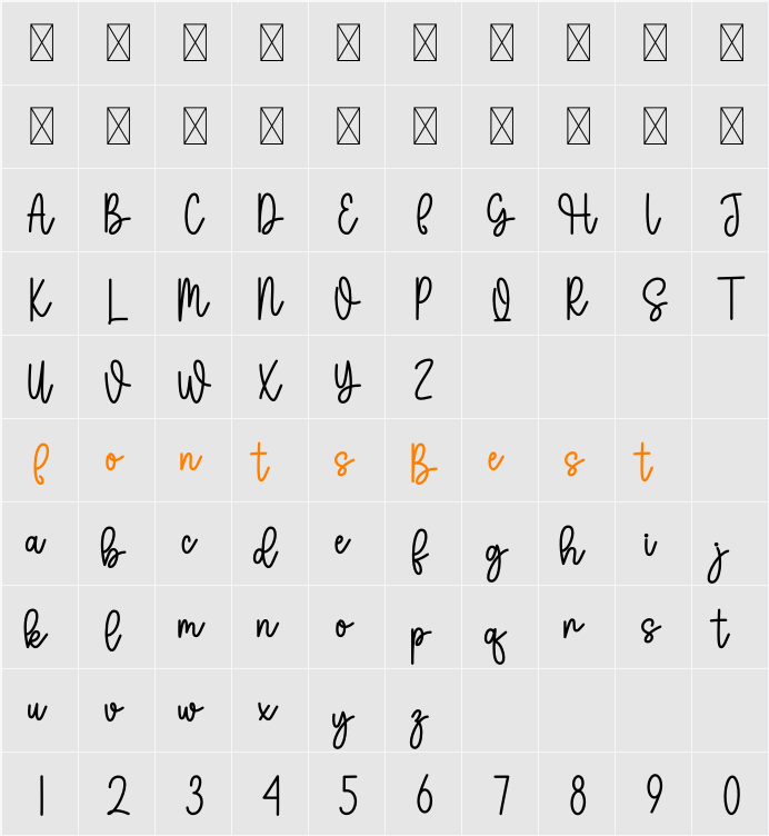 Magic Character Map